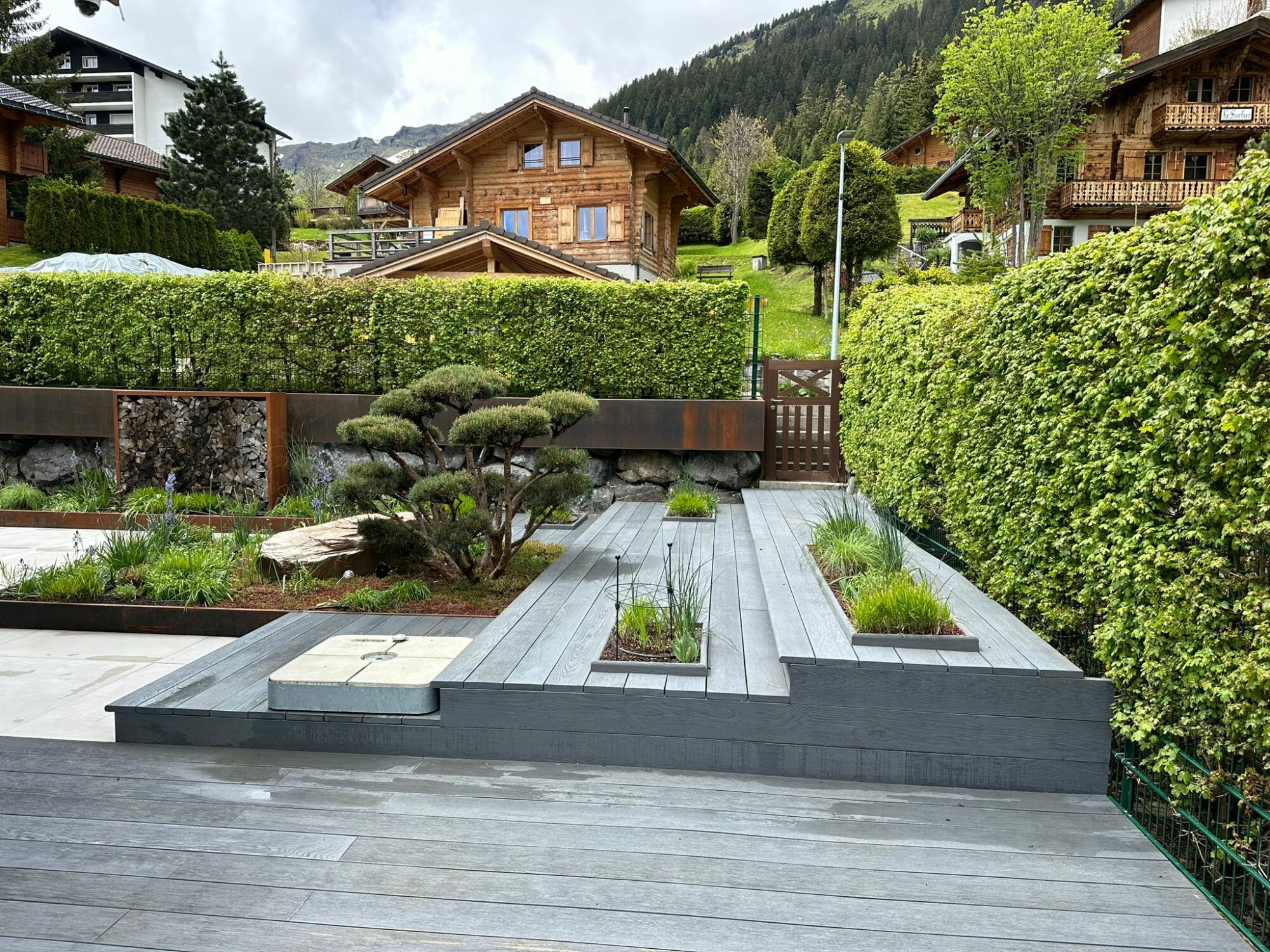 Alterwood Millboard planken in Zwitserland.